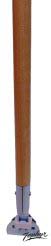 (image for) 54" Wood Dust Mop Handles, Clip on, case of 12
